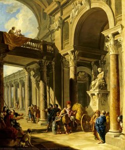 Alexander Und Der Gordische Knoten — Giovanni Paolo Pannini