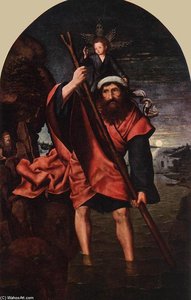 St Christopher — Quentin Massys, Northern Renaissance