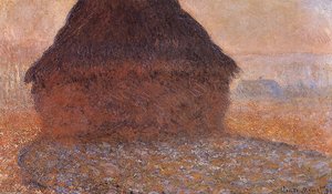 Montículo De Grano Bajo El Sol — Claude Monet