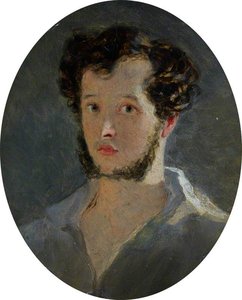 Robert Scott Lauder (1803–1869), Artist, Self Portrait — Robert Scott Lauder