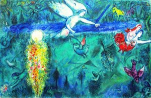 Expulsión De Adán Y Eva — Marc Chagall