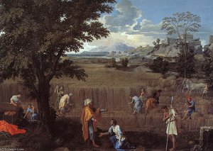The Summer (ruth And Boaz), Oil On Canvas, — Nicolas Poussin, Baroque