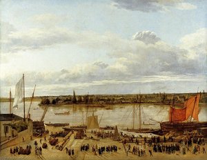 La Cale De La Machine, Près Des Salorges, À Nantes — Jean François Sablet