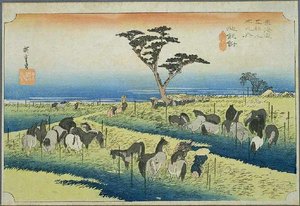 39th Station, Chiryu — Ando Hiroshige