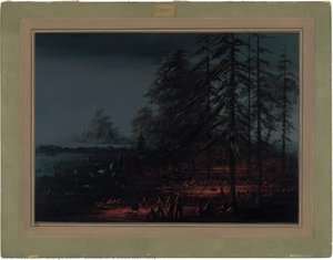 Bivouac Of A Sioux War Party — George Catlin
