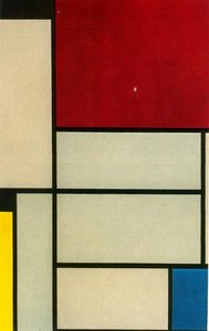Quadro I 1 — Piet Mondrian, Geometric Abstraction