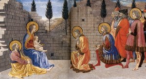 Nativity And Adoration Of The Magi — Francesco Vanni
