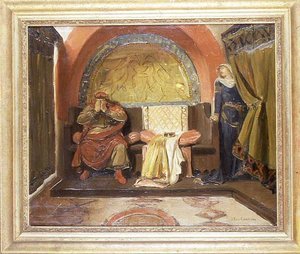 Répudiation De La Reine Berthe — Jean-paul Laurens