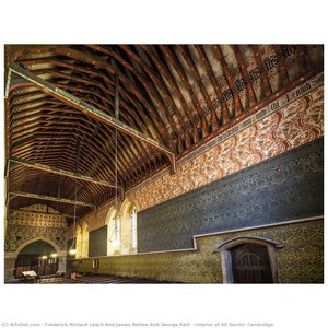Interior Of All Saints, Cambridge — Frederick Richard Leach And James Rattee And George Kett