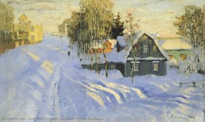 Winter Landscape — Konstantin Ivanovich Gorbatov