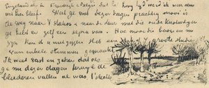 Road With Pollard Willows — Vincent Willem Van Gogh
