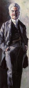 Portrait Of Leopold Czihaczek, Standing — Egon Schiele, Expressionist Painting