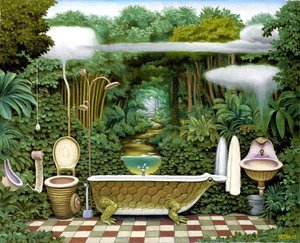 Bathroom — Jacek Yerka