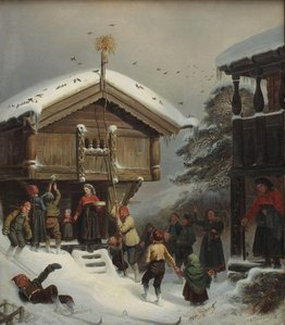 Norwegian Christmas Tradition — Adolph Tidemand