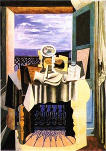 Still Life In Front Of A Window At Saint-raphael — Pablo Picasso, Cubism