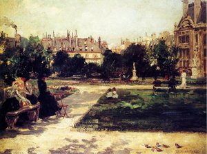Park Scene — Theodore Robinson