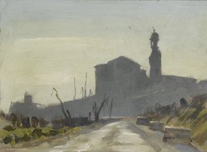 Ammunition Dispersed On The Road Near Borghi — Edward Seago