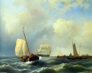 Skirting The Coast On A Breezy Day — Abraham Hulk Senior
