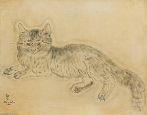 Le Chat — Léonard Tsuguharu Foujita
