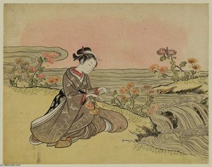 Parody Of The Story Of The Chrysanthemum Boy — Suzuki Harunobu