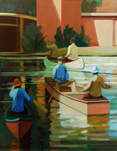 Boating In The Park — James Darrell Northrup Weeks