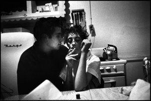 Teenager Couple Smoking At A Kitchen Table. — Bruce Davidson, Documentary Photography