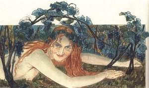 The Wine Of Lovers — Carlos Schwabe