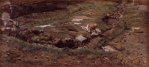 Lavandera. Alrededores De Valencia — Antonio Muñoz Degrain
