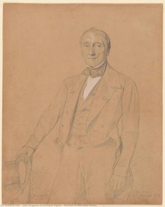 Portrait Of Marcotte Genlis — Jean-auguste-dominique Ingres, Neoclassicism