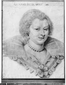 Portrait Of Magdeleine De Souvre Marquise De Sable — Daniel Dumonstier
