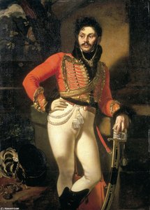Portrait Of Yevgraf Davydov — Orest Adamovich Kiprensky