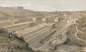 Docks At Sebastopol With Ruins Of Fort St Paul — William Simpson