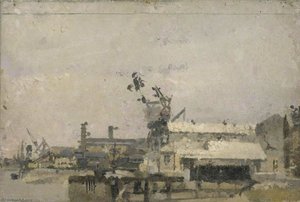 Study For 'a Jetty At Greenwich' — Jesse Dale Cast