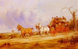 A Coach And Four On The Open Road — George Hand Wright
