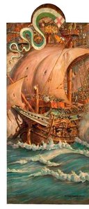 The Revenge, 1591 (triptych, centre panel)