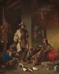 The Trapper's Cabin — John Mix Stanley