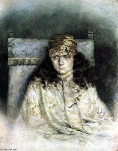 Female Portrait — Vasily Ivanovich Surikov