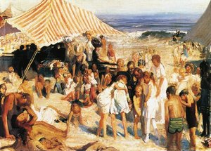 Beach At Coney Island — George Wesley Bellows