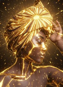 Aurelian Radiance: The Solarized Soul — Sophie Fabre, Light And Space