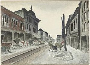 The Interurban Line — Charles Burchfield