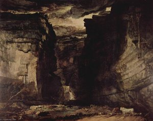 Deutsch Der Engpaß Von Gordale, Yorkshire English Gordale Scar — James Ward, Romanticism