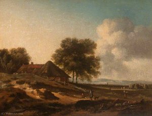 A Thatched Cottage — Jan Jansz Wijnants