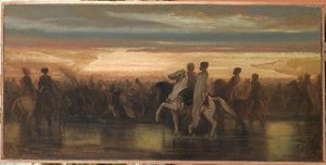 Le Passage Du Gue — Alexandre Gabriel Decamps, Romanticism