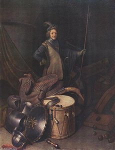 Officer Of The Marksman Society In Leiden — Gerrit Dou