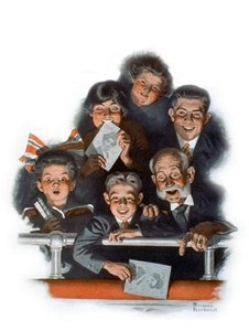 Balcony — Norman Rockwell