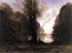 The Solitude. Recollection Of Vigen, Limousin — Jean-baptiste-camille Corot, Barbizon School