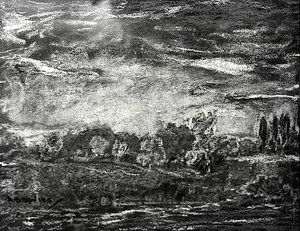 Italian Landscape, (painting) — Arthur B. Davies