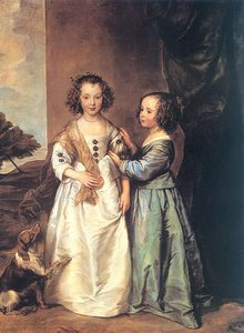 Portrait Of Philadelphia And Elisabeth Cary — Sir Anthony Van Dyck