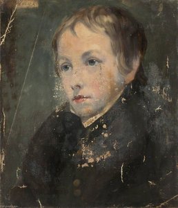Portrait Of A Young Man — Richard Augustus Clack, Academic Realism