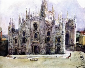 Milan's Cathedral — Vasily Ivanovich Surikov